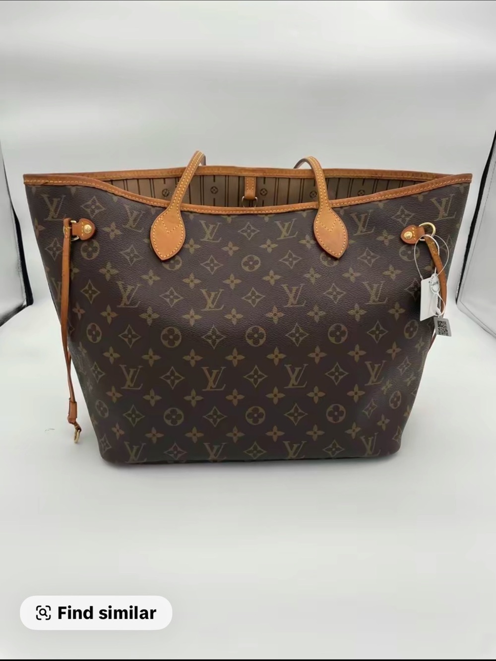 Louis Vuitton Brown Monogram Tote Bag MM